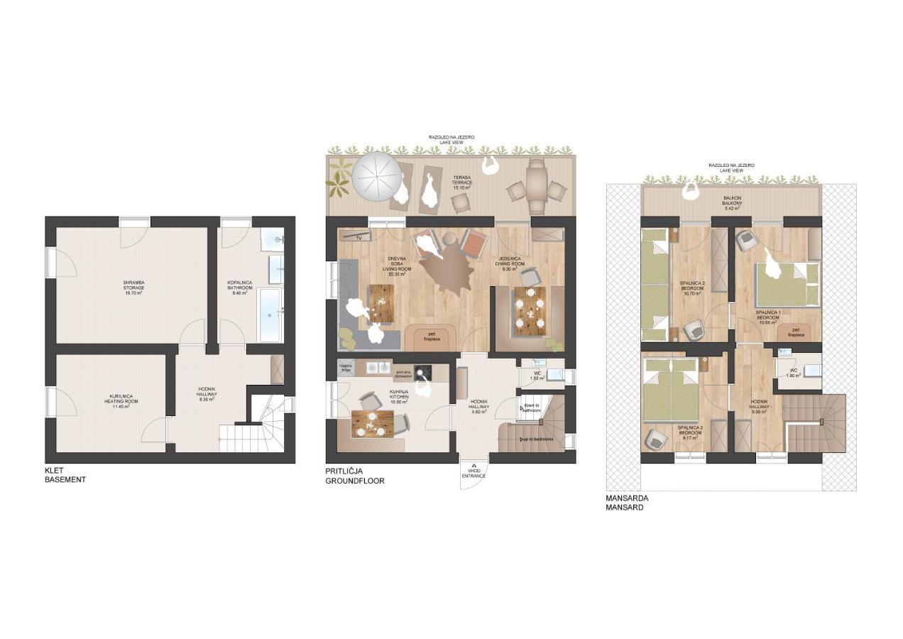 Magical Family Home 84 Bohinj Bagian luar foto